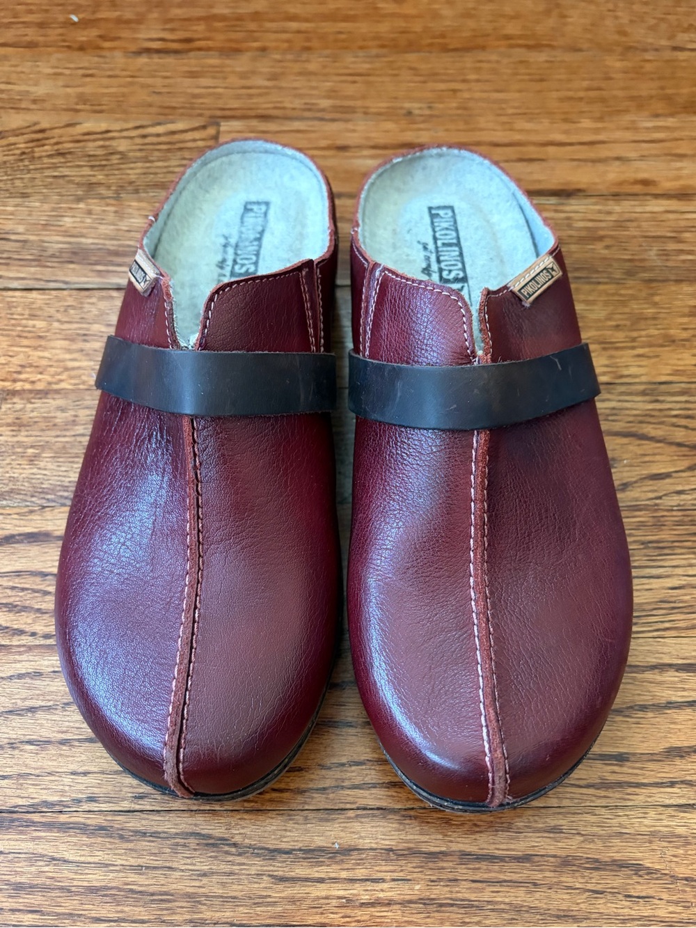 PIKOLINOS Granada Leather Clogs Arcilla EUR 39 US 8.5-9